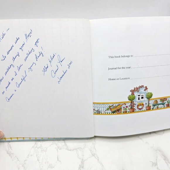 Mary Engelbreit Gardeners Journal Plants Hardcover Book Vintage Vegetable Flower - Picture 12 of 13